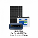 Luminous NXG1150 + LPTT12150H 150Ah 1No + 170Watts Solar Panel 1No (Poly)